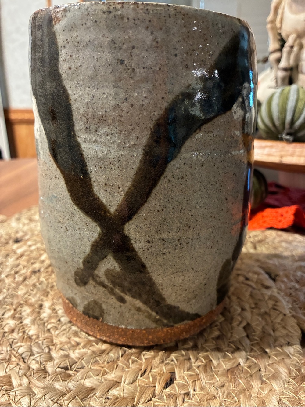 Handmade studio pottery pot vase